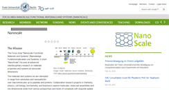 Desktop Screenshot of nanoscale.fu-berlin.de