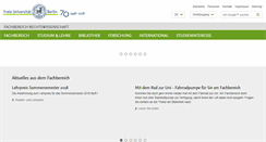 Desktop Screenshot of jura.fu-berlin.de