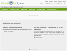 Tablet Screenshot of jura.fu-berlin.de
