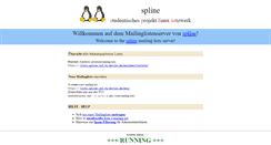 Desktop Screenshot of lists.spline.inf.fu-berlin.de