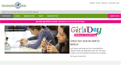 Desktop Screenshot of girlsday.fu-berlin.de
