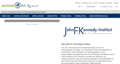 Desktop Screenshot of jfki.fu-berlin.de