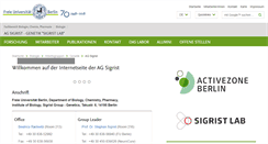Desktop Screenshot of genetik.bcp.fu-berlin.de