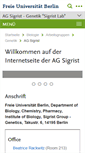 Mobile Screenshot of genetik.bcp.fu-berlin.de