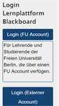 Mobile Screenshot of lms.fu-berlin.de